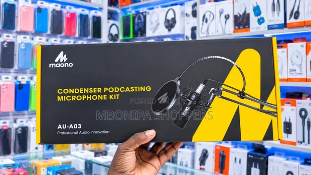 Maono AU-A03 Condenser Podcasting Microphone Kit - 1
