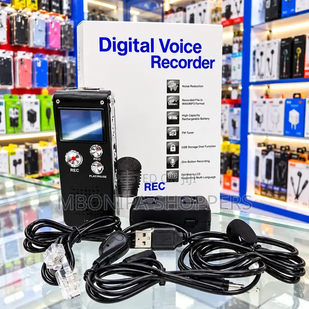 Digital Voice Recorder - Portable Audio Recording Device - 1
