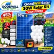 30W Home Solar Power Kit - Full System - 1