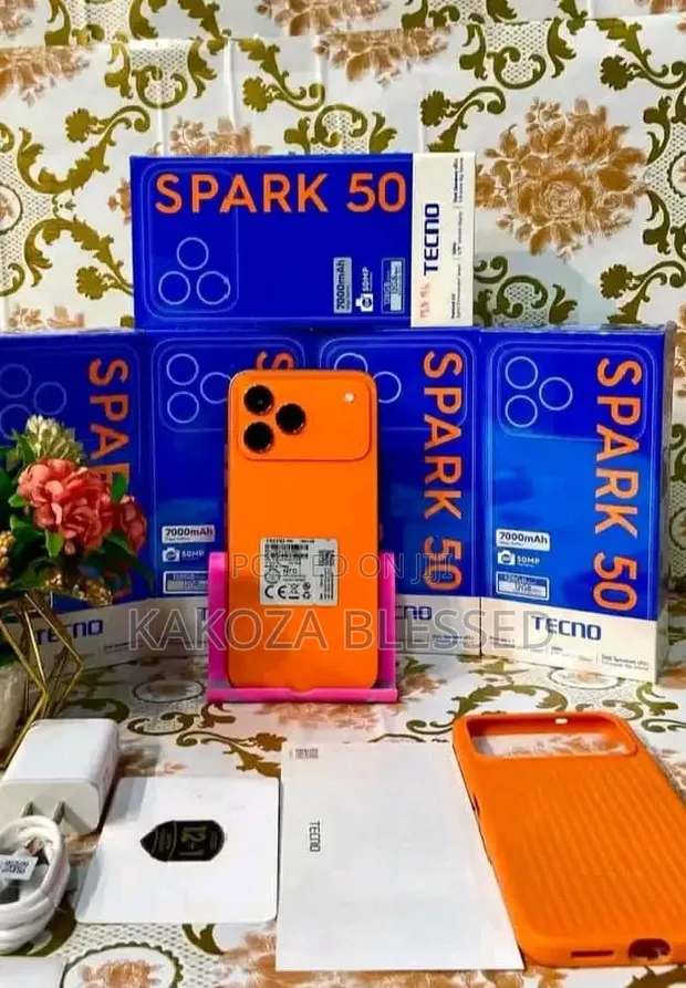 New Tecno Spark 50 128GB Orange - 1