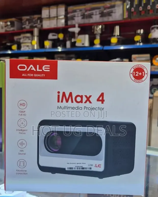 OALE 4 Portable Mini Smart LED Projector - 1