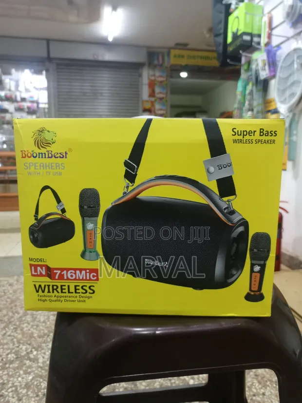 Boombest 716Mic Speaker with 2 Wireless Microphones - 1