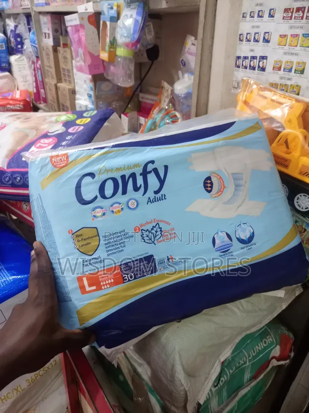 Confy Premium Adult Disposable Diapers - Large - 1