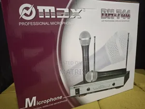 Omax Professional Wireless Microphone 2 Mics DH-744