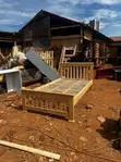 Single Wooden Bed - Brand New - 1