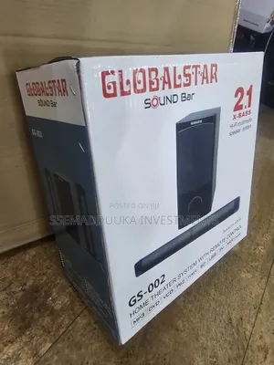 Globalstar GS-002 2.1 Channel Sound Bar with Bluetooth