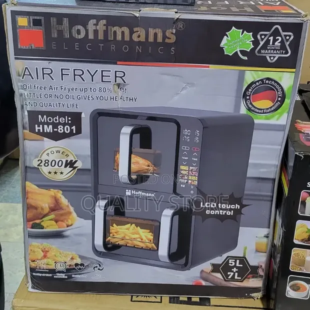 Hoffman Double Air Fryer HM 801 - 1