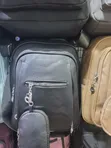 Women's Faux Leather Mini Backpack - 2