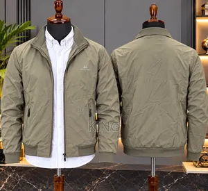 Stylish Men's Jacket - Green & Navy Blue