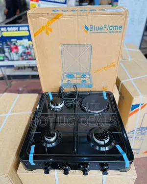 Blueflame 3-Gas + 1-Electric Table Top Cooker