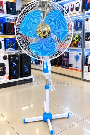 Evernal Standing Fan - Powerful Airflow & Adjustable Height