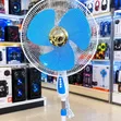 Evernal Standing Fan - Powerful Airflow & Adjustable Height - 2