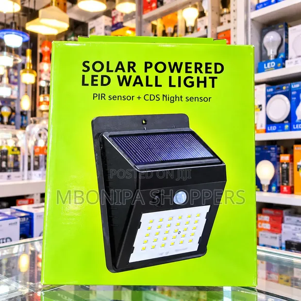 Solar Powered LED Wall Light with Motion & Night Sensor - 1
