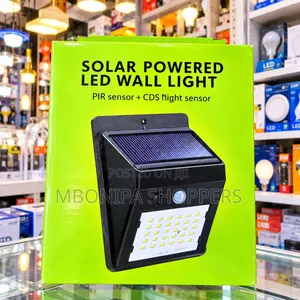 Solar Powered LED Wall Light with Motion & Night Sensor