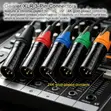 Geisler 3-Pin XLR Male to Female Gold-Plated Connectors - 3