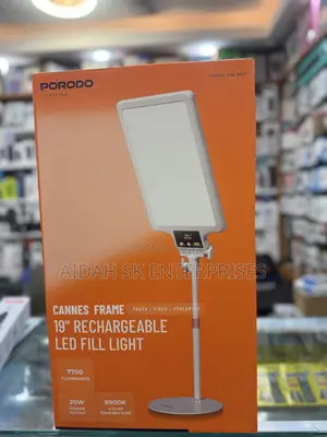 Porodo Lifestyle Cannes Frame 19" Rechargeable LED Fill Light