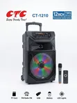 CTC CT-1210 12-Inch Portable Rechargeable Speaker with Microphone - 2