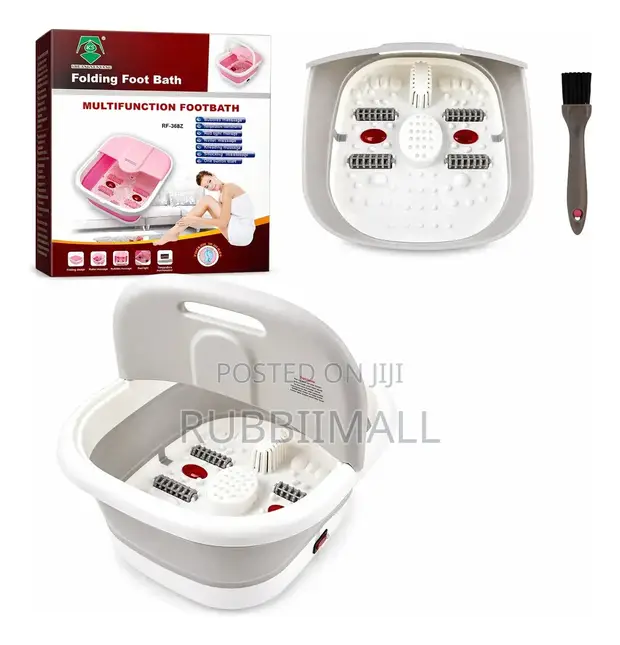 Multifunction Folding Foot Bath (Heating + Bubbles + Massage) - 1