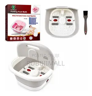 Multifunction Folding Foot Bath (Heating + Bubbles + Massage)
