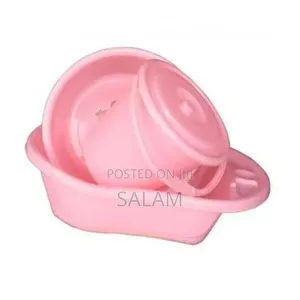 Baby Bath Basin with Bucket - 20 Litre Pink