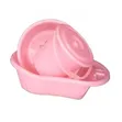 Baby Bath Basin with Bucket - 20 Litre Pink - 1