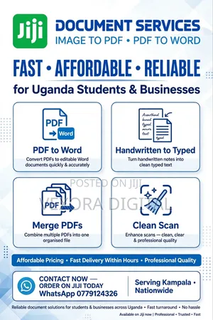 All Document Services: Image to PDF, PDF to Word, Typing