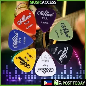 Colorful Guitar Picks - Durable Plastic Plectrums