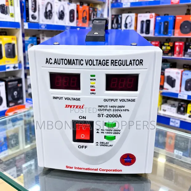 INTELL ST-2000A Automatic Voltage Regulator - 2000VA - 1