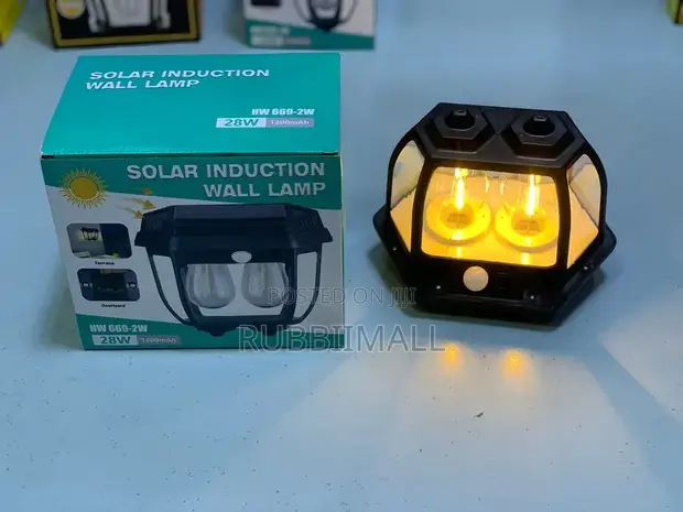 Solar Induction Wall Lamp (Model HW 669-2w) - 1