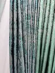 Green Velvet Curtain Fabric (Per Meter) - 1