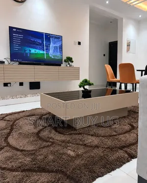 Brand New Large Glass Coffee Table - Beige