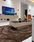 Brand New Large Glass Coffee Table - Beige - 1