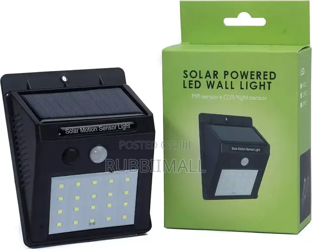 Solar Powered LED Wall Light - 1