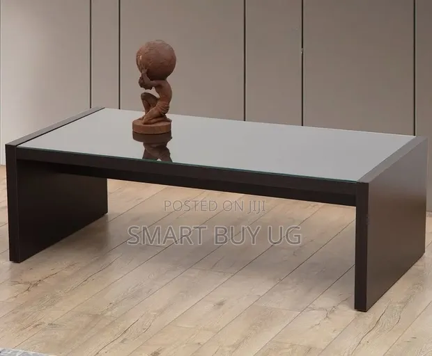 Brand New Glass Center Table - Black - 100cm - 1