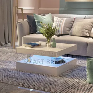 Brand New Modern Double Center Tables - White