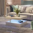 Brand New Modern Double Center Tables - White - 1