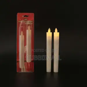 White LED Taper Candles (2pc)
