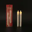 White LED Taper Candles (2pc) - 1
