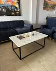 Brand New Classic Center Table - Metal Legs - 100cm - 1