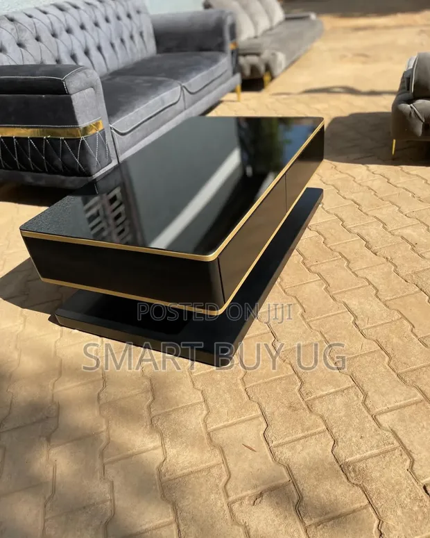 Brand New Glass Center Table - Black - 120cm - 1