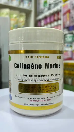 Gold-Portfolio USA Marine Collagen Peptide Vitamin C + Hyaluronic Acid