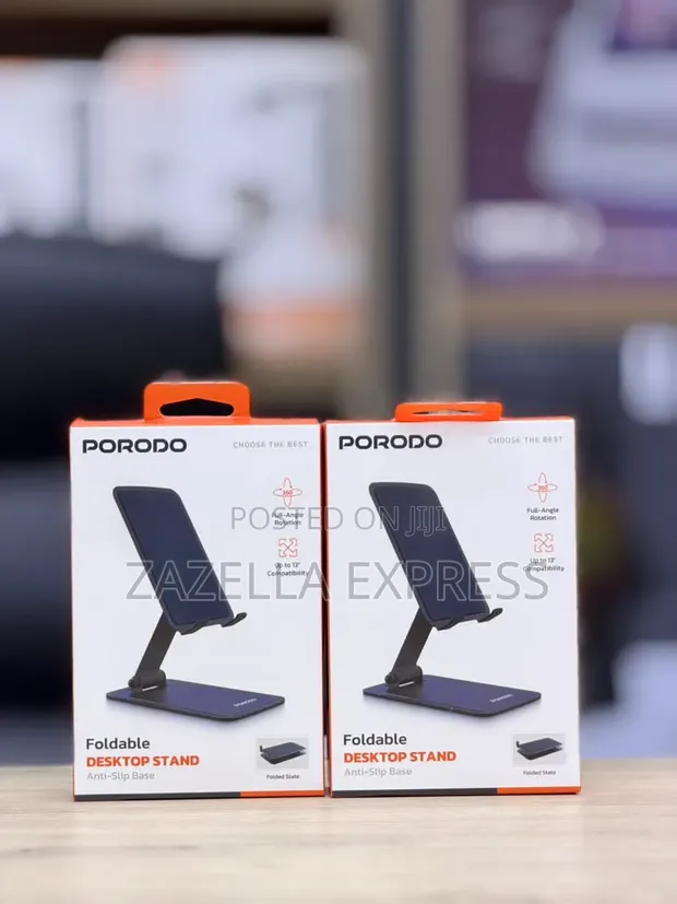 Porodo Foldable Desktop Phone Stand - 1