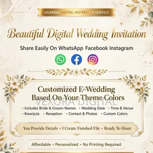 Custom Digital Wedding Invitation Cards | E-Invites