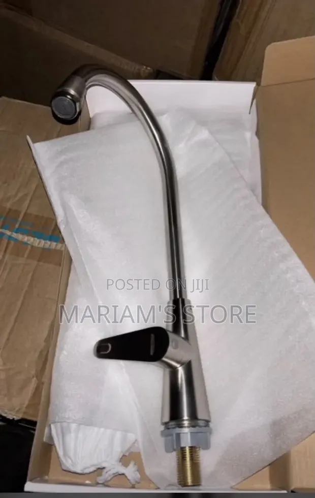 Stainless Steel Gooseneck Sink Tap - 1
