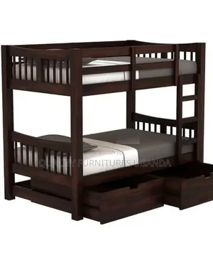 3x6 Coffee Brown Bunk Bed