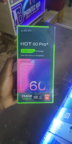 New Infinix Hot 60 Pro+ 256GB Black