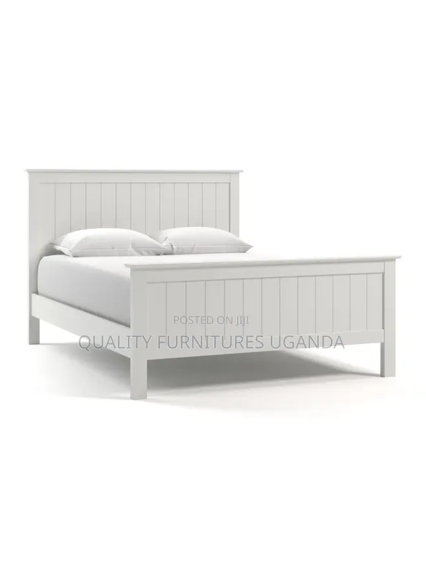 White Classic Bed Frame (5x6) - 1