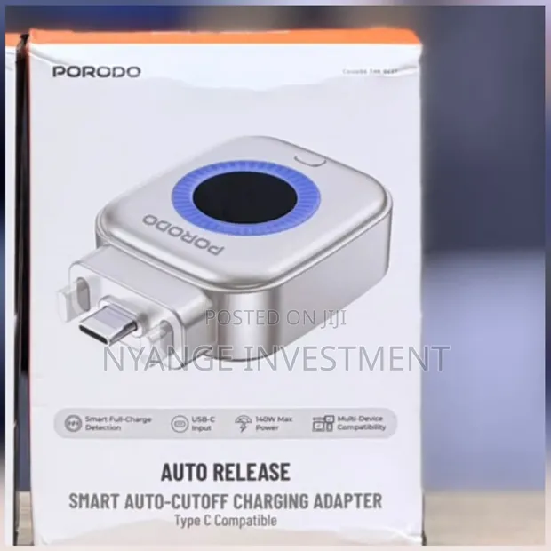Porodo Auto Release Smart Charging Adapter - 1