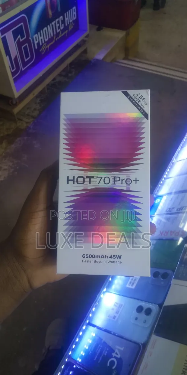 New Infinix Hot 70 Pro 5G+ 256GB Gray - 1
