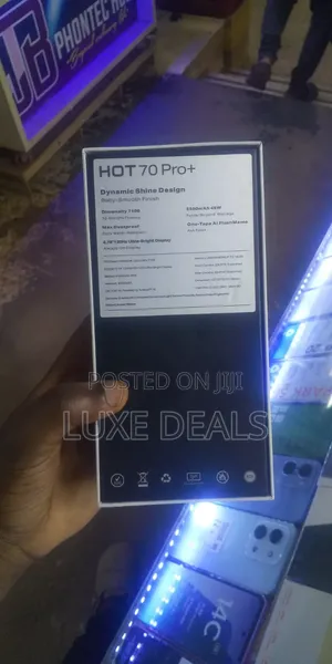 New Infinix Hot 70 Pro 5G+ 256GB Gray